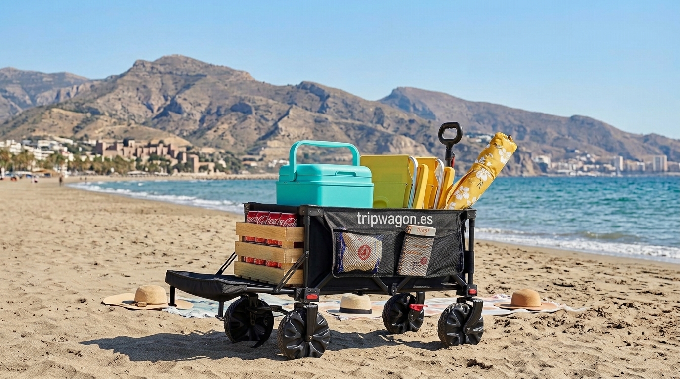 TripWagon beach cart in Málaga